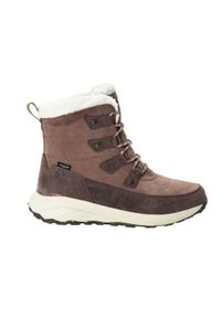 Buty do chodzenia damskie Jack Wolfskin Dromoventure Texapore High. Wysokość cholewki: za kostkę. Zapięcie: sznurówki. Kolor: wielokolorowy. Materiał: materiał, zamsz. Szerokość cholewki: normalna. Sport: turystyka piesza