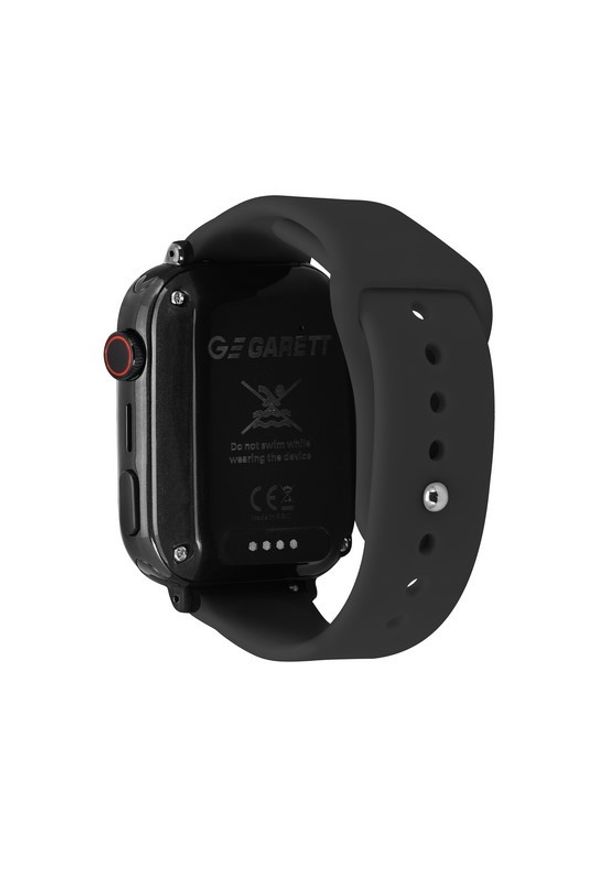 GARETT - Garett Kids Nice Pro 4G czarny. Rodzaj zegarka: smartwatch. Kolor: czarny. Styl: młodzieżowy, retro