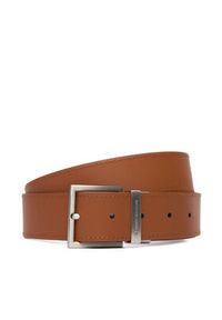 TOMMY HILFIGER - Tommy Hilfiger Pasek Męski Hudson Rev 3.5 AM0AM13945 Brązowy. Kolor: brązowy. Materiał: skóra #4