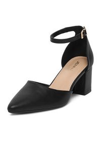 Jenny - JENNY Czółenka CEO-ANGEL WS210702-10 Czarny. Kolor: czarny. Materiał: materiał #7