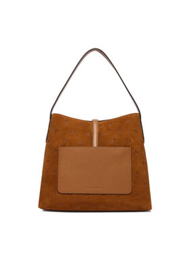 Karl Lagerfeld - KARL LAGERFELD Torebka B1W30105 Brązowy. Kolor: brązowy. Materiał: zamszowe, skórzane