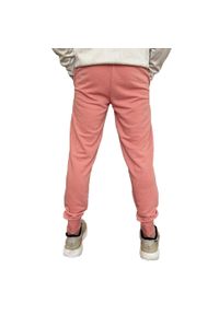Puma - Spodnie Do Joggingu Męskie Logo ESS+. Kolor: pomarańczowy, wielokolorowy, żółty. Materiał: dresówka. Sport: bieganie