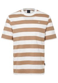 Bugatti T-Shirt 8350-75022C Beżowy Regular Fit. Kolor: beżowy. Materiał: bawełna #5