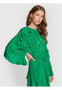 Zadig&Voltaire Sukienka codzienna Ritana WWDR01167 Zielony Regular Fit. Okazja: na co dzień. Kolor: zielony. Materiał: jedwab. Typ sukienki: proste. Styl: casual #3