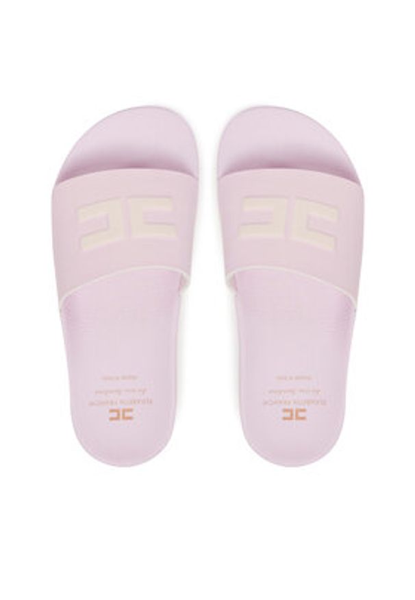 Elisabetta Franchi Klapki F4-A0E-0312 Różowy. Kolor: różowy. Materiał: syntetyk