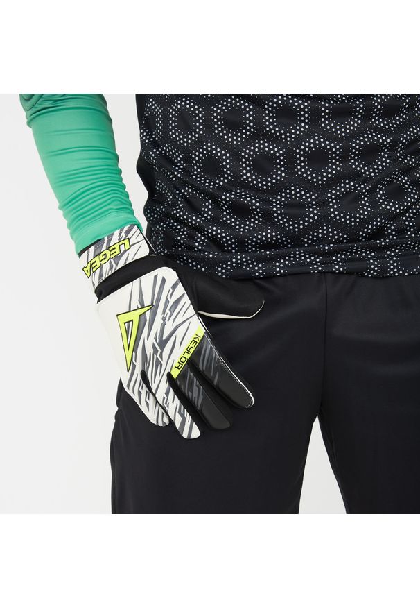 LEGEA - Rękawice Legea Keylor Dorosłych. Kolor: czarny, wielokolorowy, biały. Sport: piłka nożna