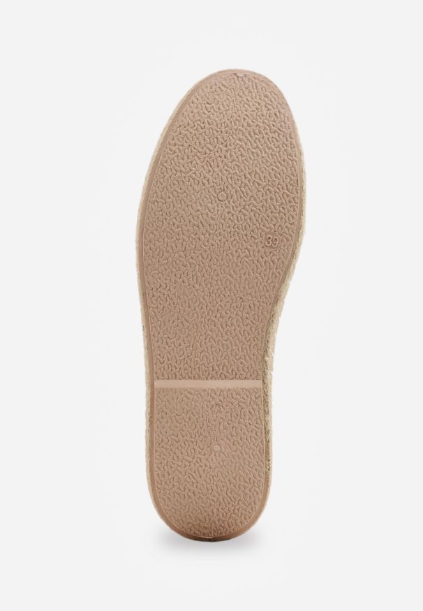 Renee - Białe Espadryle z Plecioną Cholewką przed Kostkę Mokosa. Okazja: na co dzień. Wysokość cholewki: przed kostkę. Kolor: biały. Materiał: jeans. Szerokość cholewki: normalna. Styl: wakacyjny, casual, elegancki