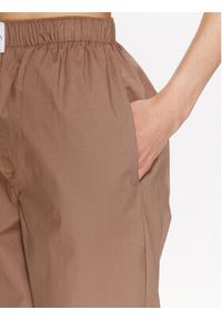 Calvin Klein Underwear Spodnie piżamowe 000QS6893E Beżowy Regular Fit. Kolor: beżowy. Materiał: bawełna #3