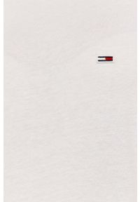 Tommy Jeans - T-shirt DW0DW09198.NOS. Okazja: na co dzień. Kolor: biały. Materiał: dzianina. Wzór: gładki. Styl: casual #3