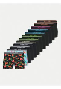 Jack & Jones - Jack&Jones Komplet 12 par bokserek Watermelon 12274718 Kolorowy. Materiał: bawełna. Wzór: kolorowy