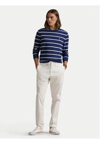 Polo Ralph Lauren Sweter 710955764001 Niebieski Regular Fit. Typ kołnierza: polo. Kolor: niebieski. Materiał: bawełna #5