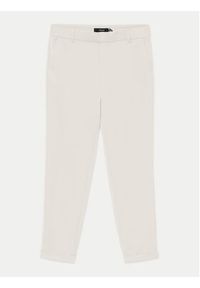 Vero Moda Chinosy Maya 10225280 Beżowy Regular Fit. Kolor: beżowy. Materiał: wiskoza #3