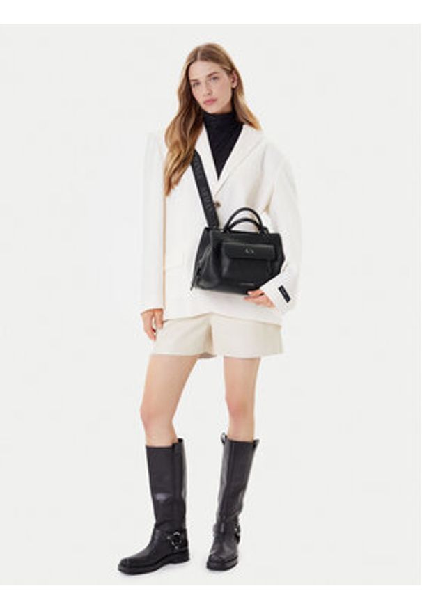 Armani Exchange Torebka XW001545 AF17019 UC001 Czarny. Kolor: czarny. Materiał: skórzane