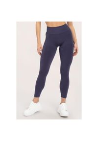 GYM GLAMOUR - Legginsy fitness damskie Gym Glamour flexible 2.0. Kolor: niebieski. Sport: fitness
