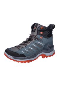 Buty trekkingowe męskie Lowa Innovo Mid Gtx. Wysokość cholewki: za kostkę. Kolor: zielony, pomarańczowy, szary, wielokolorowy. Materiał: tkanina, zamsz. Szerokość cholewki: normalna #1