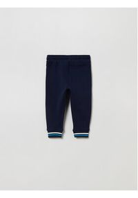 OVS Spodnie dresowe 1842637 Granatowy Regular Fit. Kolor: niebieski. Materiał: bawełna