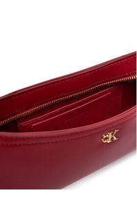 Calvin Klein Torebka Ck Small Shoulder Bag LV04F3170G Bordowy. Kolor: czerwony. Materiał: skórzane #5