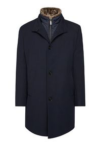 Bugatti Płaszcz przejściowy 821429-84220 Granatowy Regular Fit. Kolor: niebieski. Materiał: syntetyk #3