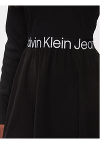 Calvin Klein Jeans Sukienka codzienna J20J222523 Czarny Regular Fit. Okazja: na co dzień. Kolor: czarny. Materiał: syntetyk. Typ sukienki: proste. Styl: casual #4
