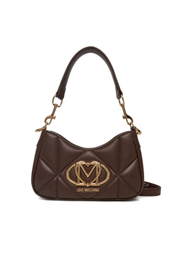 Love Moschino - LOVE MOSCHINO Torebka JC4080PP0NLC0313 Brązowy. Kolor: brązowy. Materiał: skórzane