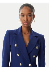 Maryley Marynarka 26EB139/43FR Granatowy Regular Fit. Kolor: niebieski. Materiał: syntetyk #3
