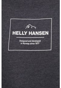 Helly Hansen - Bluza performance. Okazja: na co dzień. Kolor: szary. Długość rękawa: raglanowy rękaw. Styl: casual #3