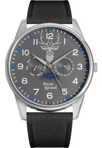 Zegarek Pierre Ricaud Zegarek męski Pierre Ricaud P60036.5227QF czarny. Kolor: czarny #1