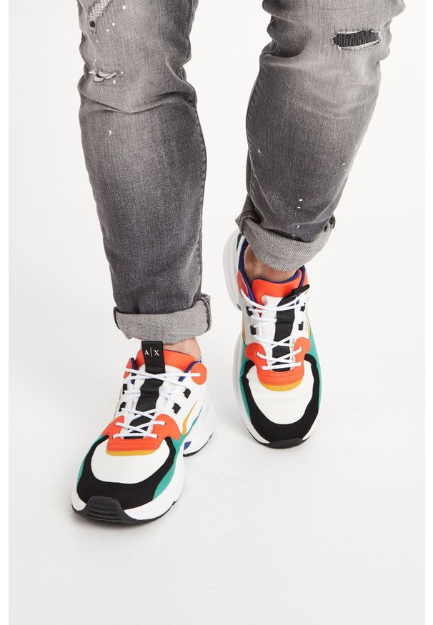 Armani Exchange - SNEAKERSY ARMANI EXCHANGE. Zapięcie: sznurówki