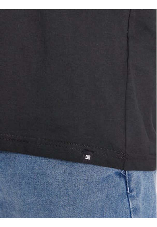 DC Shoes T-Shirt Dropout Tees ADYZT05304 Czarny Regular Fit. Kolor: czarny. Materiał: bawełna