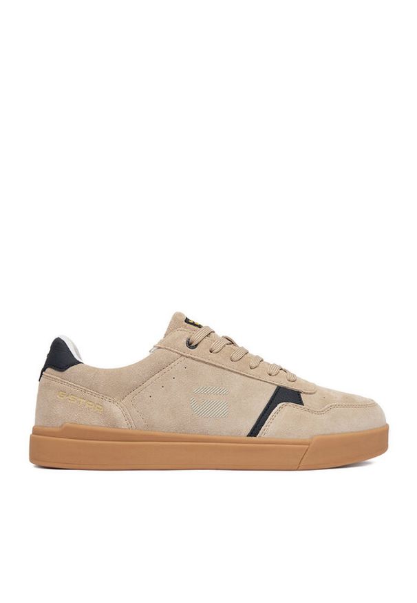 G-Star RAW - G-Star Raw Sneakersy EO-SANDER-02 Beżowy. Kolor: beżowy. Materiał: skóra, zamsz