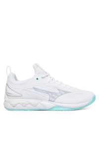 Mizuno Buty halowe Wave Luminous 3 V1GC2420 Biały. Kolor: biały. Materiał: skóra. Model: Mizuno Wave