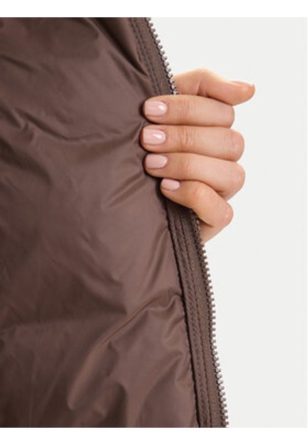 The North Face Kurtka puchowa Hyalite NF0A8E74 Brązowy Regular Fit. Kolor: brązowy. Materiał: syntetyk