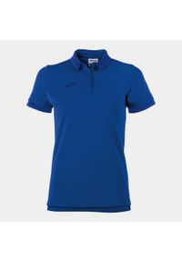 Koszulka polo do tenisa damska Joma Bali II. Typ kołnierza: polo. Kolor: niebieski. Sport: tenis #1