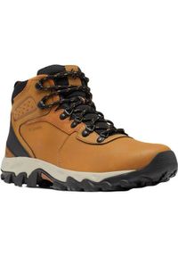 columbia - Buty do chodzenia męskie Columbia Newton Ridge Plus Ii Waterproof. Zapięcie: sznurówki. Kolor: żółty. Materiał: materiał. Szerokość cholewki: normalna. Sport: turystyka piesza #1