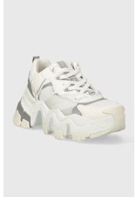 Buffalo sneakersy Norion kolor beżowy 1622379. Zapięcie: sznurówki. Kolor: beżowy. Materiał: guma. Obcas: na platformie #4