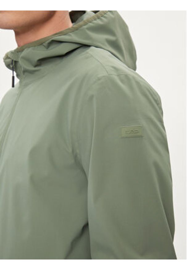 CMP Kurtka przeciwdeszczowa 34Z5437 Zielony Regular Fit. Kolor: zielony. Materiał: syntetyk