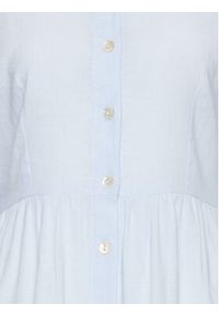 Iconique Sukienka koszulowa IC23 049 Niebieski Regular Fit. Kolor: niebieski. Materiał: bawełna. Typ sukienki: koszulowe #5