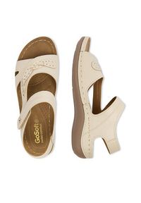 Go Soft Sandały CEO-W80085 Beżowy. Kolor: beżowy. Materiał: skóra #2