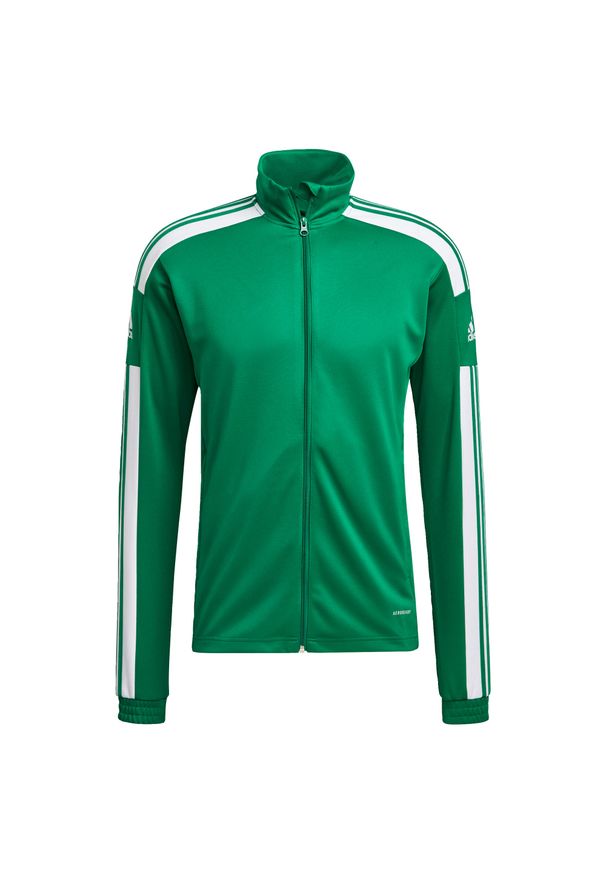 Adidas - Bluza piłkarska męska adidas Squadra 21 Training. Kolor: zielony, biały, wielokolorowy. Sport: piłka nożna