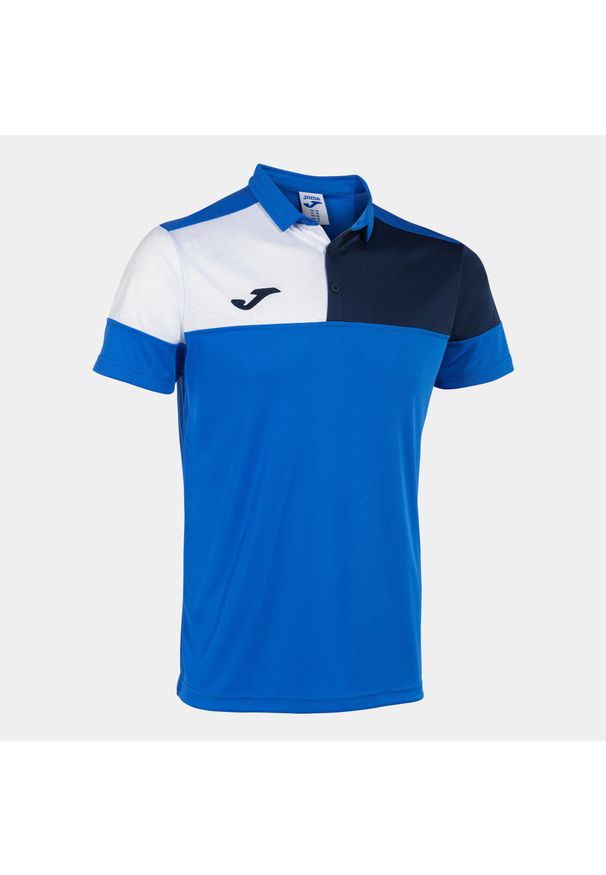 Polo Joma Crew V. Typ kołnierza: polo. Kolor: niebieski. Materiał: materiał. Sport: piłka nożna