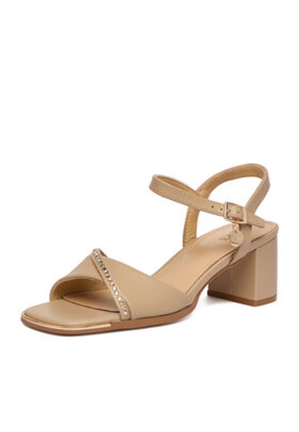 MEXX Sandały EO-WS1161-05 Beżowy. Kolor: beżowy. Materiał: skóra