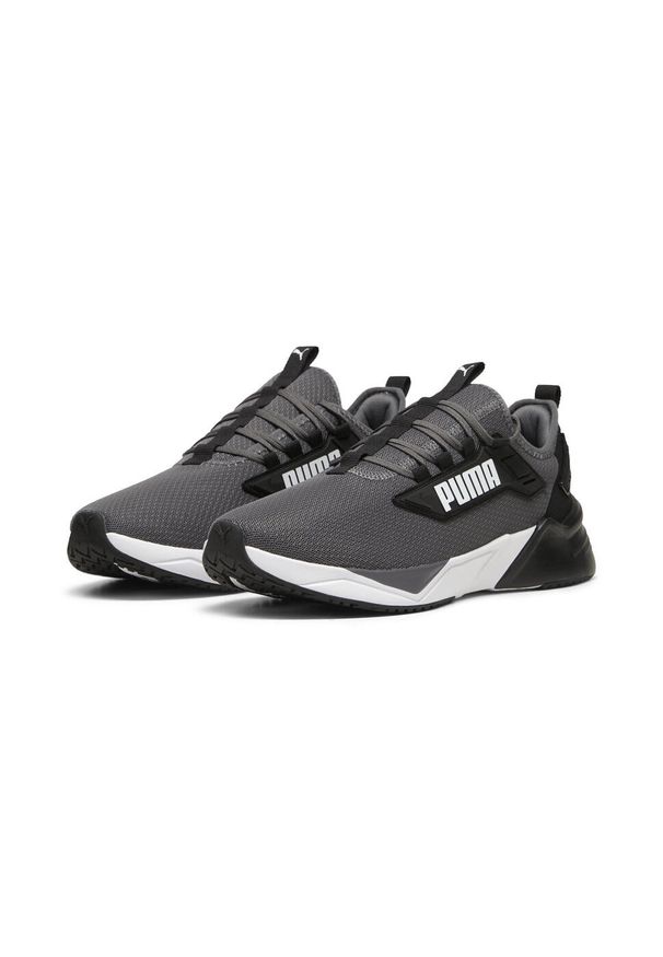 Puma - Buty do biegania PUMA Retaliate 3. Kolor: wielokolorowy, czarny, szary. Materiał: materiał, syntetyk. Szerokość cholewki: normalna