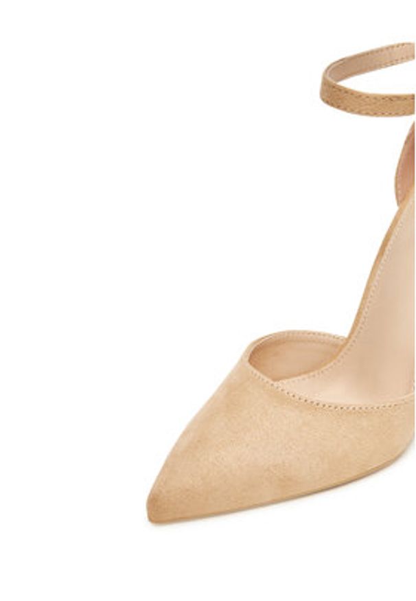 DeeZee Szpilki AJ-2639 Beżowy. Kolor: beżowy. Materiał: materiał. Obcas: na szpilce