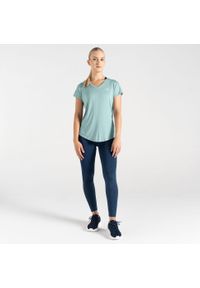 DARE 2B - Vigilant damska sportowa koszulka. Kolor: zielony. Materiał: elastan, poliester. Sport: turystyka piesza, fitness