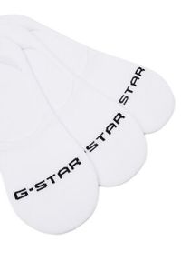 G-Star RAW - G-Star Raw Skarpety AS_G-STAR_S_124_SS25 (3-PACK) Biały. Kolor: biały. Materiał: bawełna, materiał