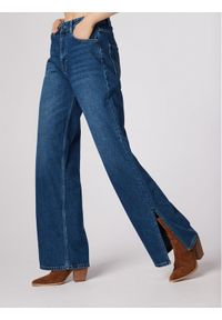 Simple Jeansy SPDJ504-01 Granatowy Relaxed Fit. Kolor: niebieski