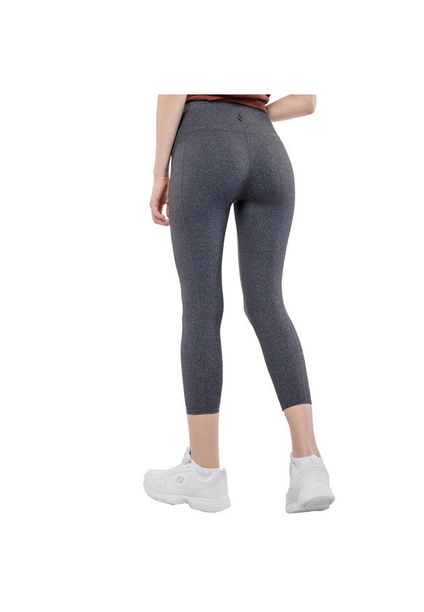 skechers - Spodnie treningowe damskie Skechers GO Walk HW. Kolor: szary. Materiał: nylon. Sport: fitness