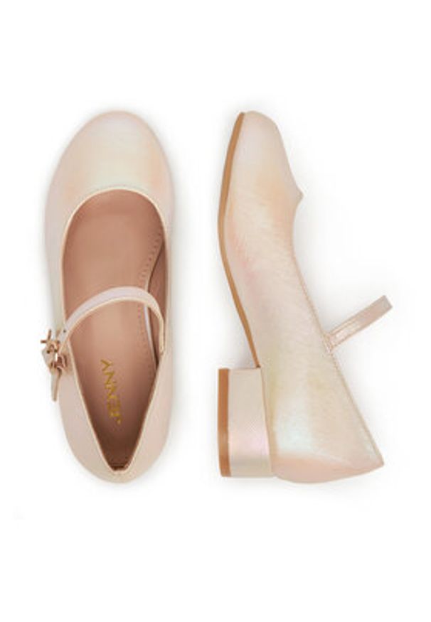 Jenny - JENNY Baleriny CM240902-1 Żółty. Kolor: żółty. Materiał: materiał, syntetyk