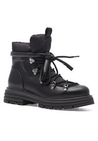 DeeZee Trzewiki LEDA WS6126-09 Czarny. Kolor: czarny. Materiał: materiał #7