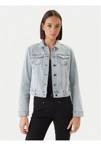 Morgan Kurtka jeansowa 231-VPOMI Niebieski Regular Fit. Kolor: niebieski. Materiał: bawełna #1